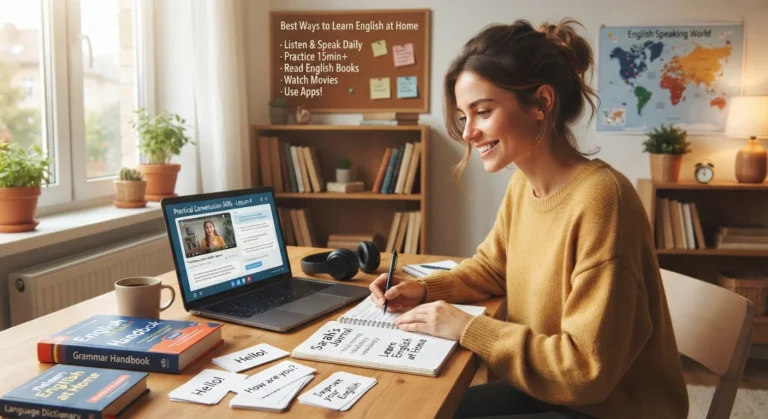 Best Ways to Learn English at Home
