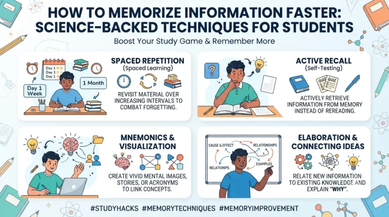 How to Memorize Information Faster