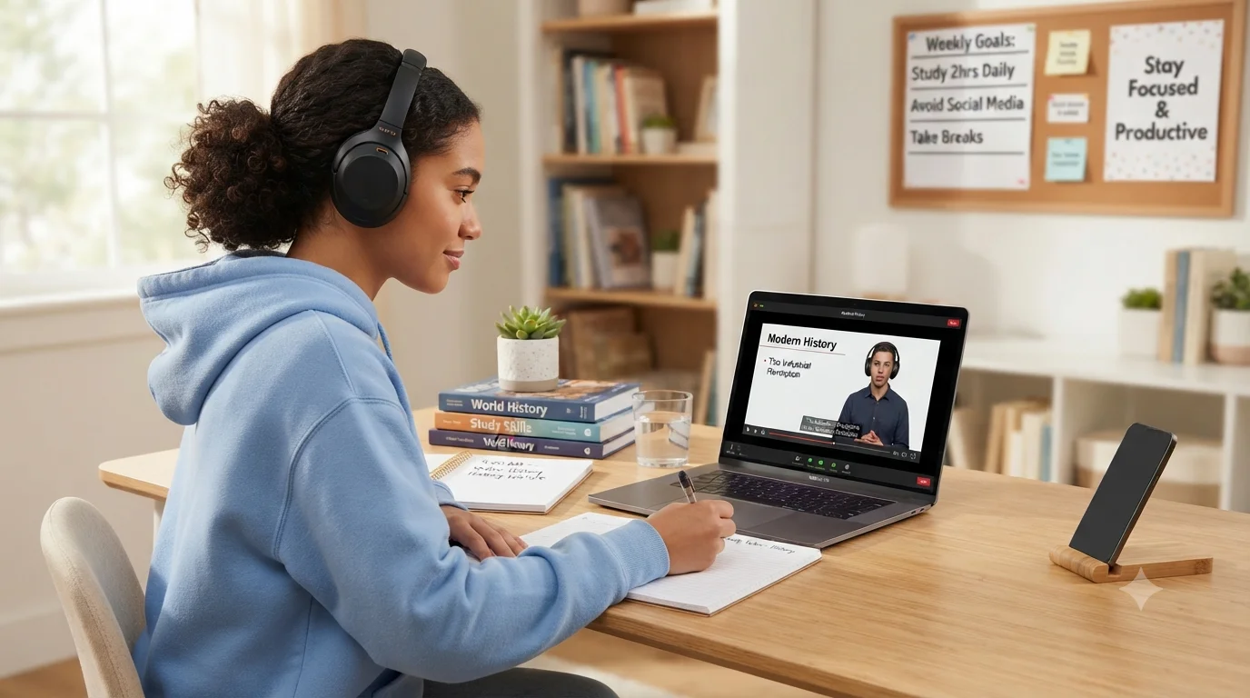 How to Stay Focused While Studying Online